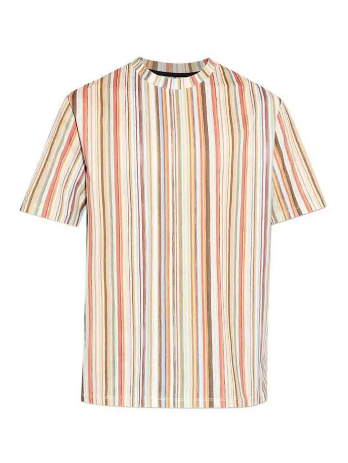 Paul Smith T-shirt in cotone con scritta Multicolore