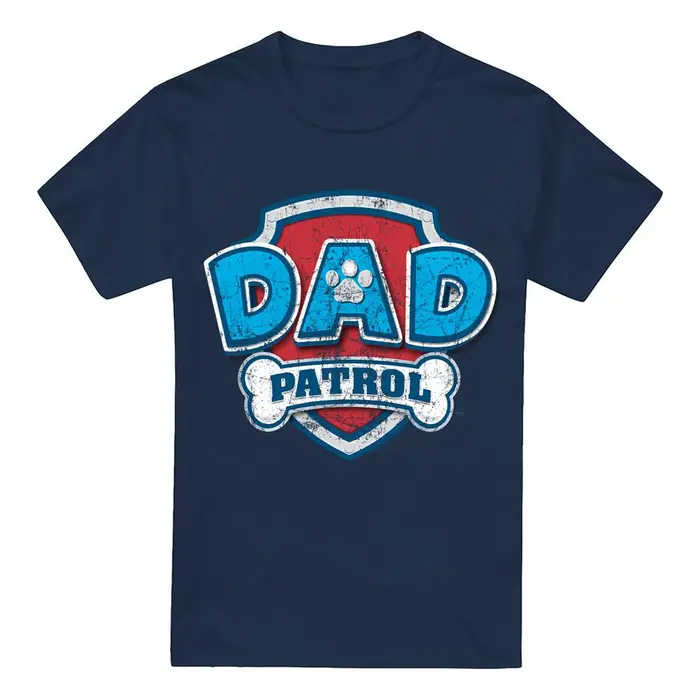 Maglietta da Uomo Dad Patrol per la Festa del Papà L blu scuro
