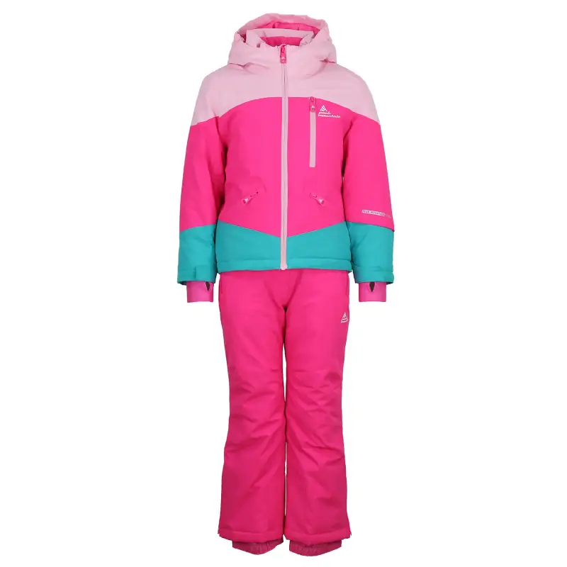 Peak Mountain Completo giacca e pantaloni da sci per ragazza Facorse