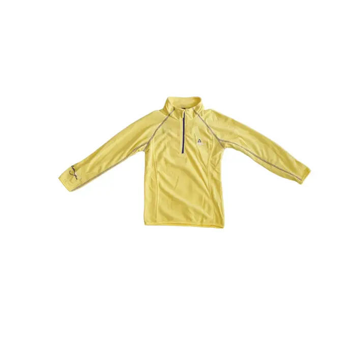 Peak Mountain Felpa bambina con mezza zip in micropile Gafine