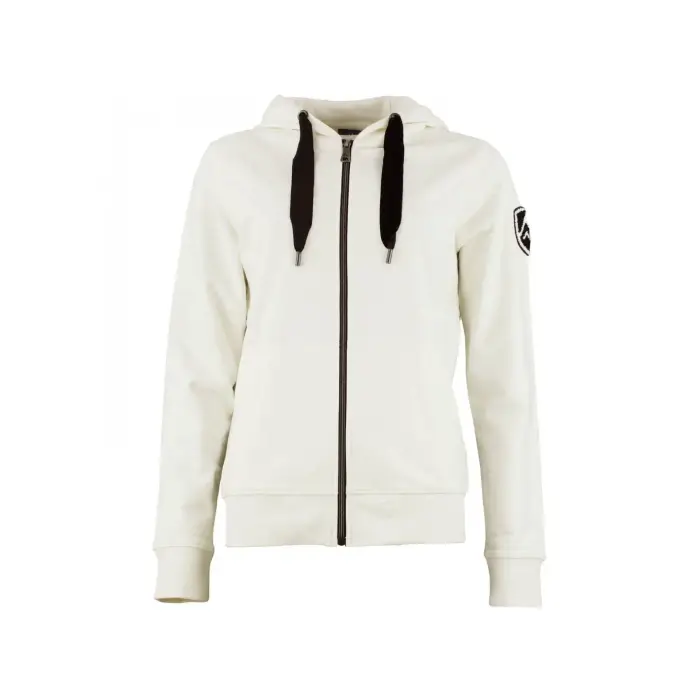 Felpa da donna in cotone con zip integrale Peak Mountain French Terry