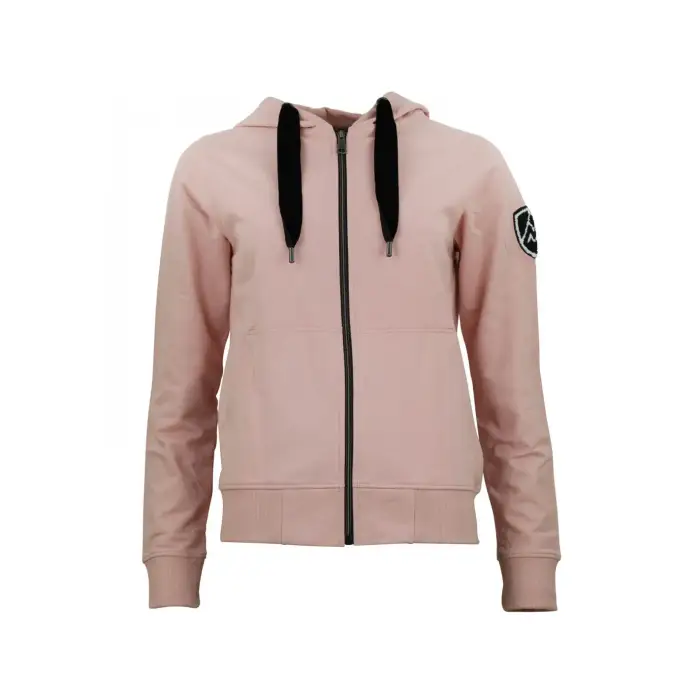 Felpa da donna in cotone con zip integrale Peak Mountain French Terry