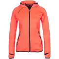 Peak Mountain Felpa Blouson polarshell femme ACAMPUS Arancio
