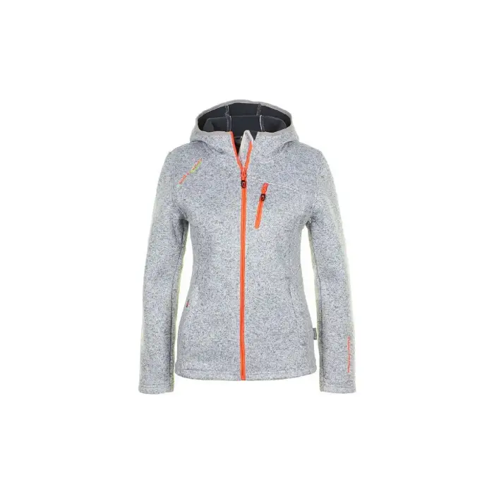 Peak Mountain Giacca in pile da donna Alaine Gris