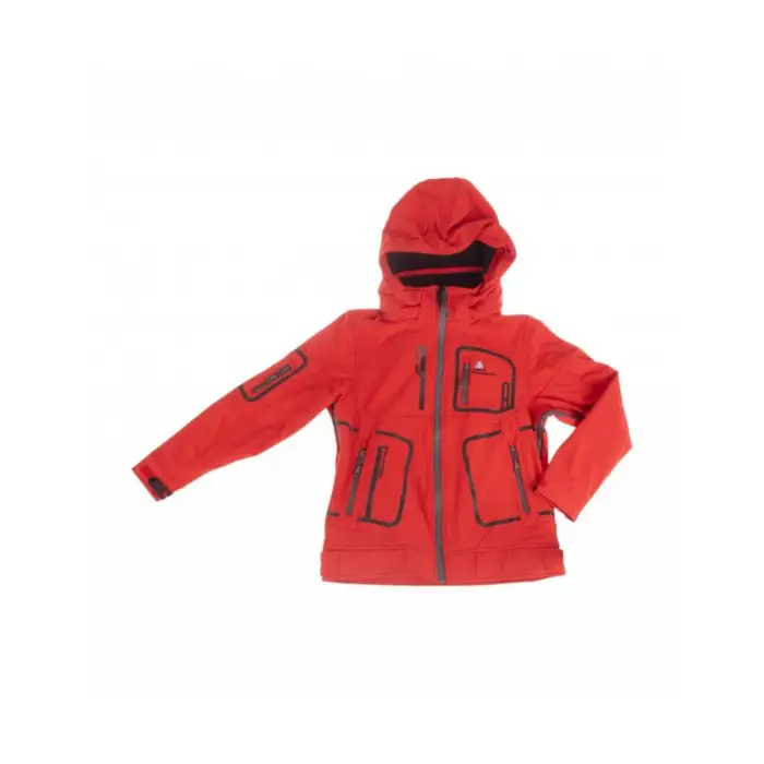 Peak Mountain Giacca softshell per bambini Ecoftibi Rouge