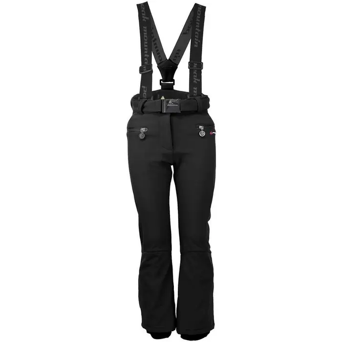 Pantaloni Peak Mountain Pantalon de ski softshell fille GAFUZZA Nero