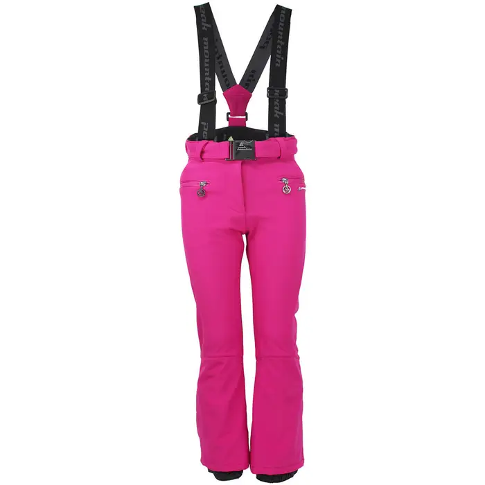 Pantaloni Peak Mountain Pantalon de ski softshell fille GAFUZZA Rosa