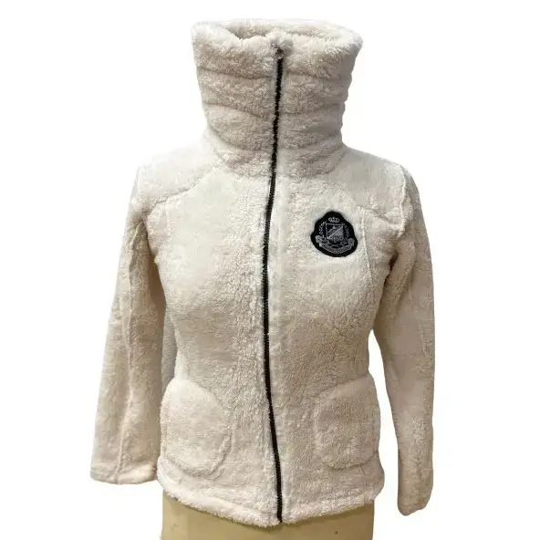 Peak Mountain Pile da bambina coral sherpaGasana Blanc