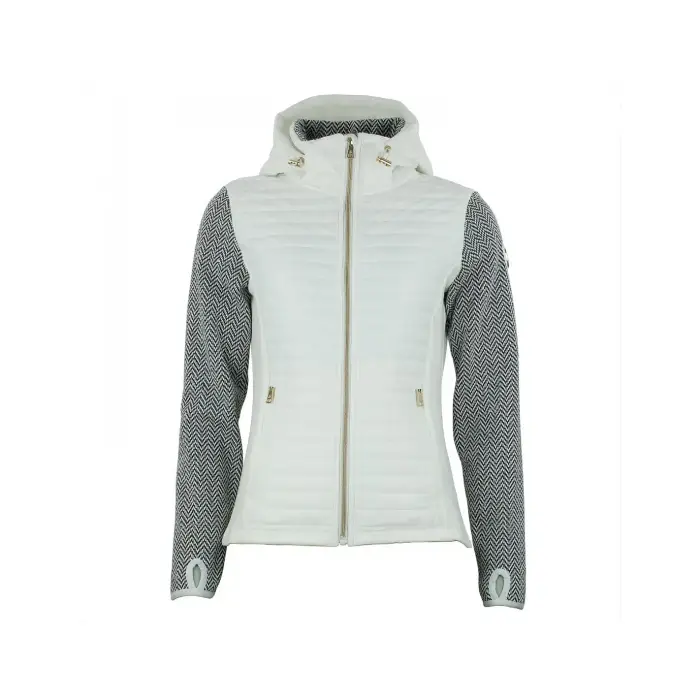 Pile trapuntato con cappuccio per donna Peak Mountain