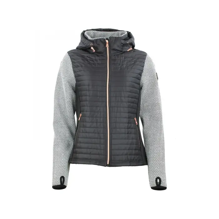 Pile trapuntato con cappuccio per donna Peak Mountain