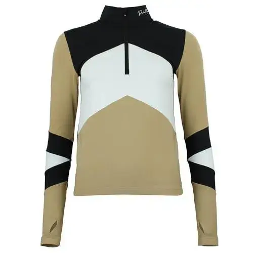 T-shirt con zip da donna Peak Mountain