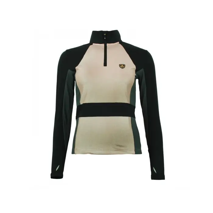 T-shirt con zip da donna Peak Mountain