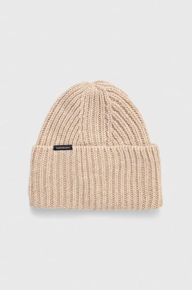 Peak Performance berretto in lana Beige