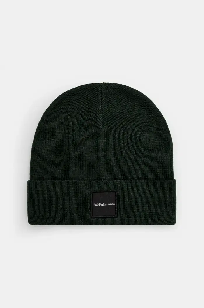 Peak Performance cappello con lana Switch Verde