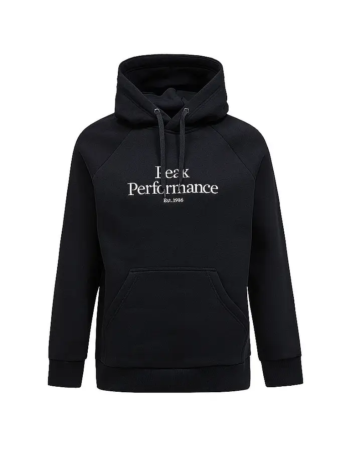 Peak Performance Felpa con cappuccio da uomo Original nero