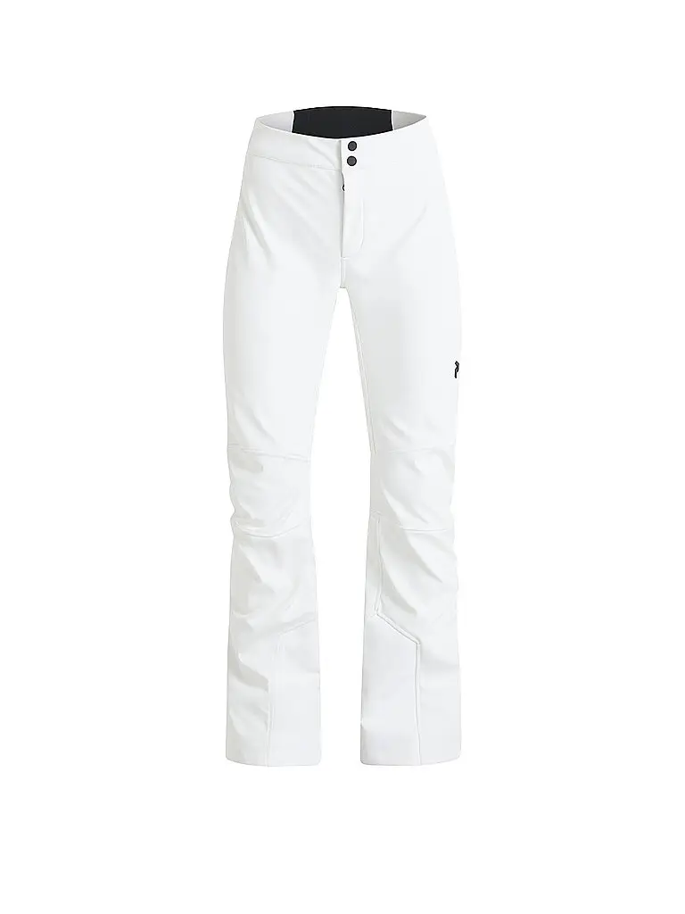 Peak Performance Pantaloni da sci softshell stretch da donna crema
