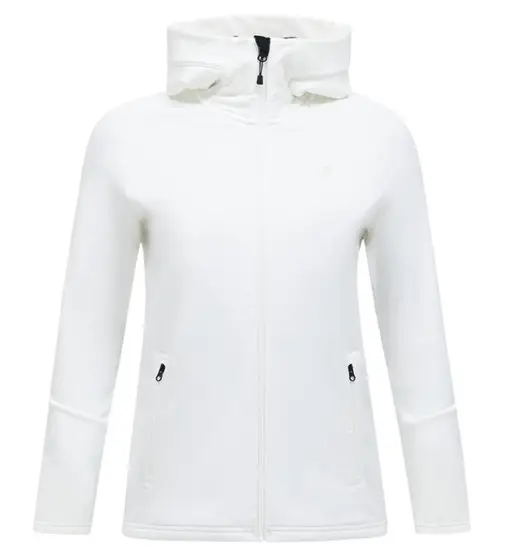Peak Performance Rider Essentials Zip Hood W - giacca in pile - donna White