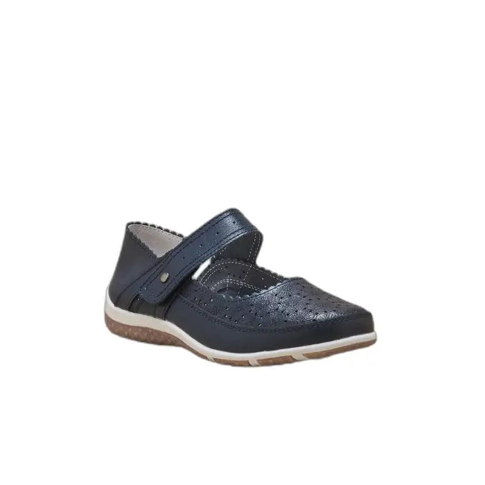 Babys a pianta in velcro donna Pédiconfort Bleu