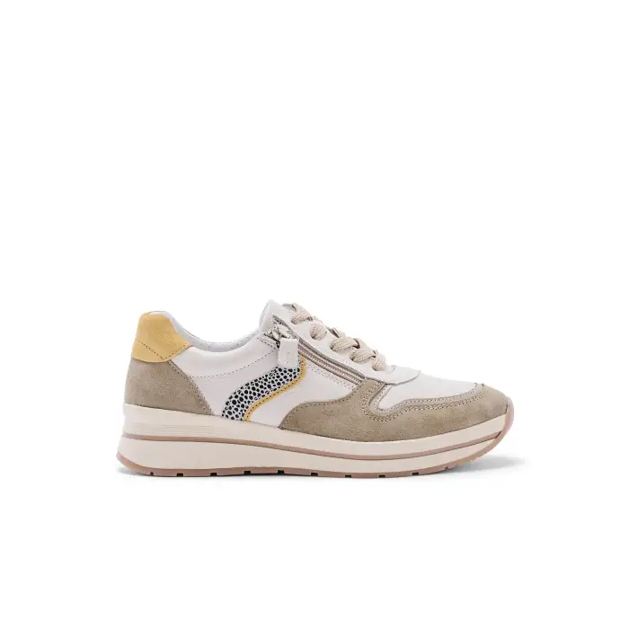 Pédiconfort Baskets con zip Beige