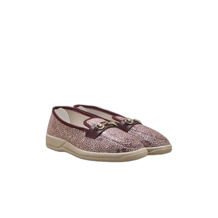 Mocassini in tessuto con interno in spugna donna Pédiconfort Rose