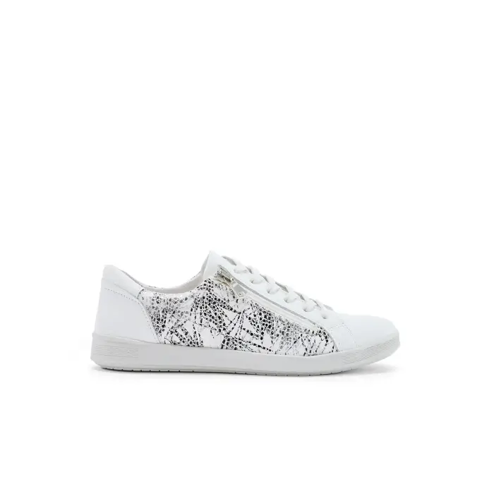 Pédiconfort Sneakers basse con soletta estraibile donna Sally Blanc