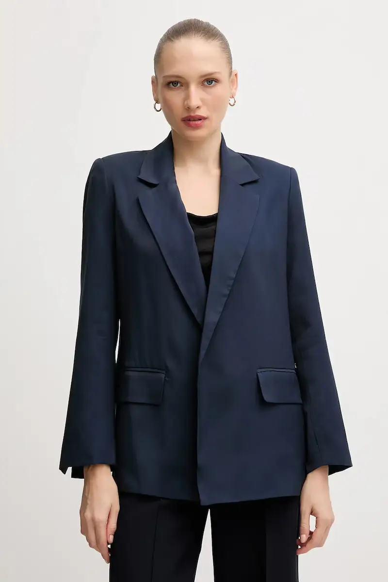 Pedro del Hierro giacca colore blu navy 6752170