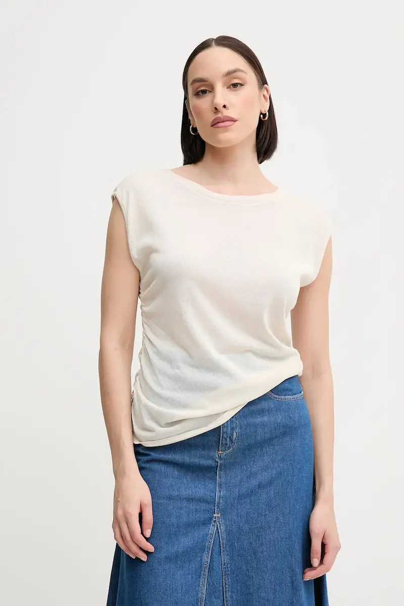 Pedro del Hierro T-shirt Donna Beige 2213978