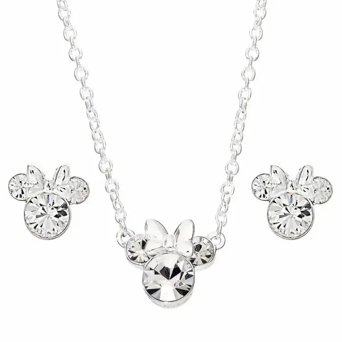 Peers Hardy Collana + orecchini donna Disney Minnie Argenté