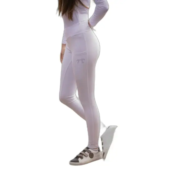 Pénélope Pantaloni da competizione full grip da donna Anaé Blanc