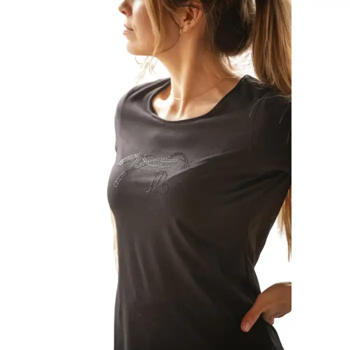 Pénélope T-shirt da donna Iconic Strass