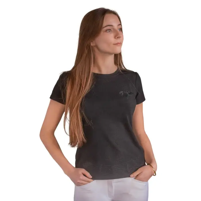 Pénélope T-shirt da donna Techflo Noir