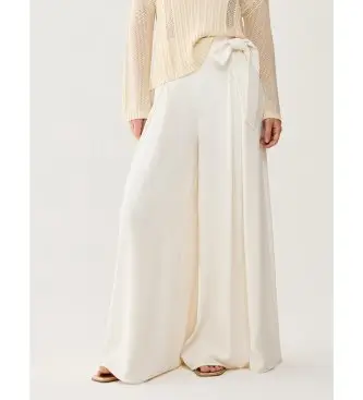 PennyBlack per donna 2611131072200 Pantaloni a gamba larga beige Pbplana, Casual, Poliestere