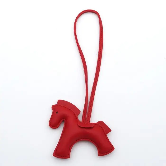 Peosia Ciondolo Mini Pony in Pelle PU di Alta Gamma Versatile per Donna Pony Multicolore Accessori Borsa Ciondolo Auto Regalo di Compleanno