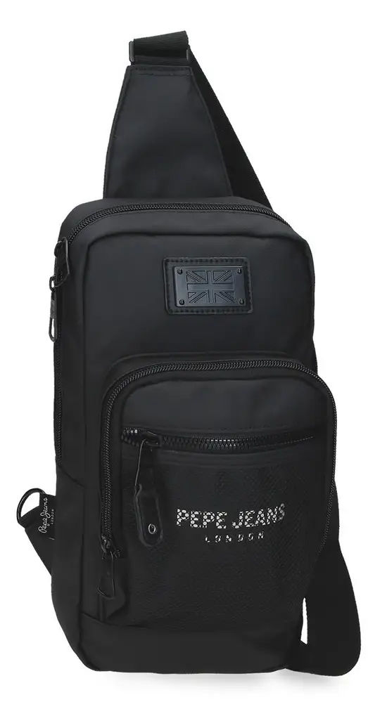 Pepe Jeans Borsa monospalla Durham Nera