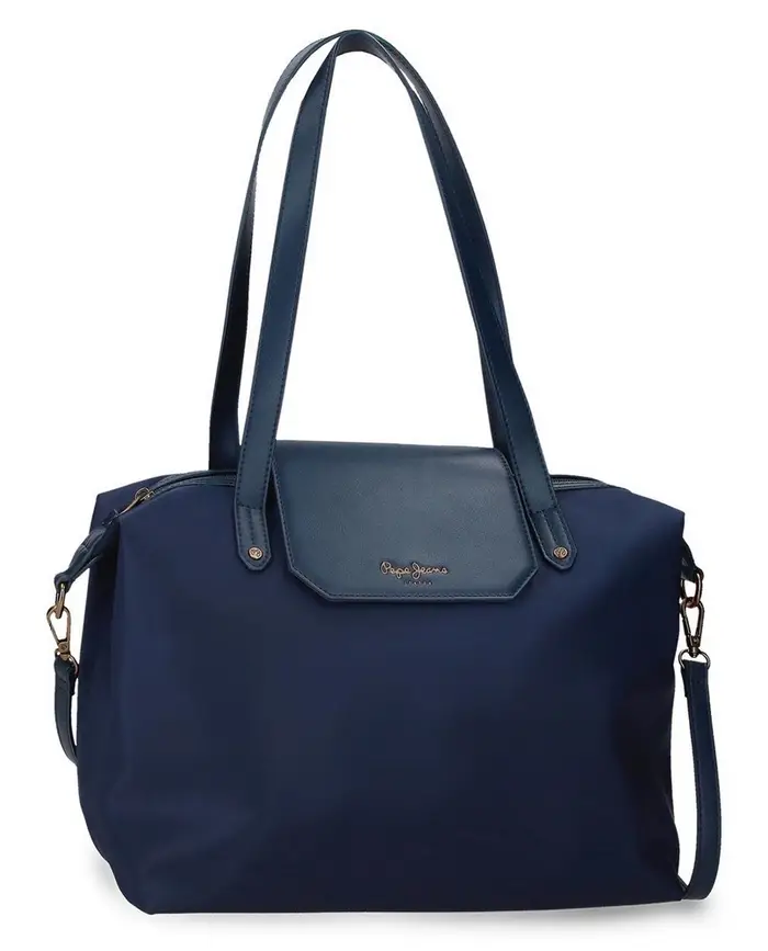 Pepe Jeans Borsa Tote media Leire Blu