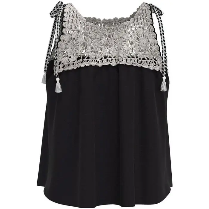 Pepe Jeans Camicetta PL505470 999 Nero