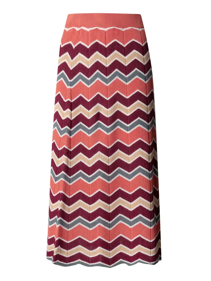 gonna longuette pepe jeans kasha da donna - multicolore