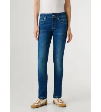 per donna PL20506284UA Jeans slim iconici Brooke blu (32/30), Casual, Cotone, Denim