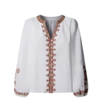 Pepe Jeans per donna PL3051449 Blusa beige Beliz, Casual, Cotone