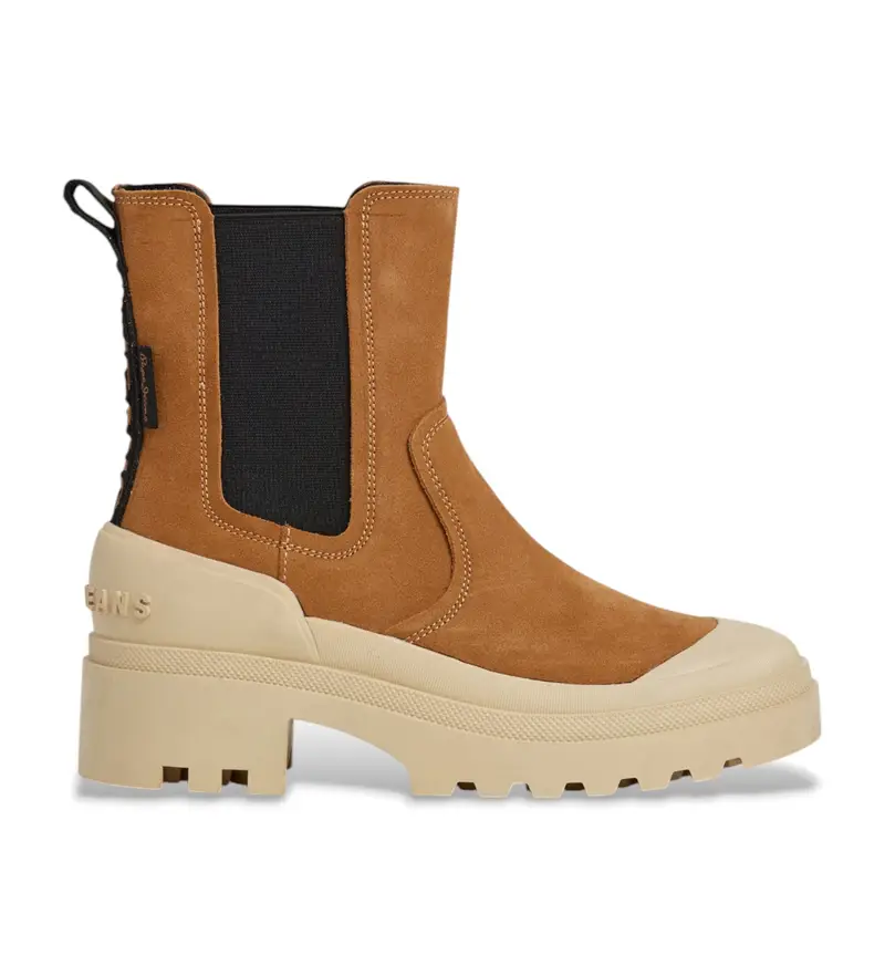 Pepe Jeans Stivaletti Chelsea Donna Marrone 3112108