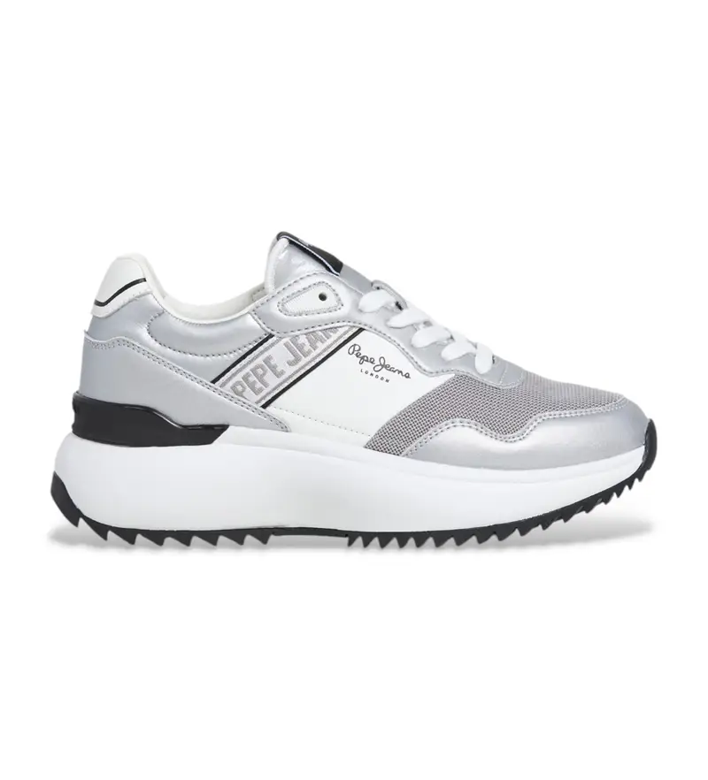 per donna. PLS600021 Sneakers Kimi Mesh in pelle grigia (38), 3 a 5cm, Stringhe, Casual, Grigio