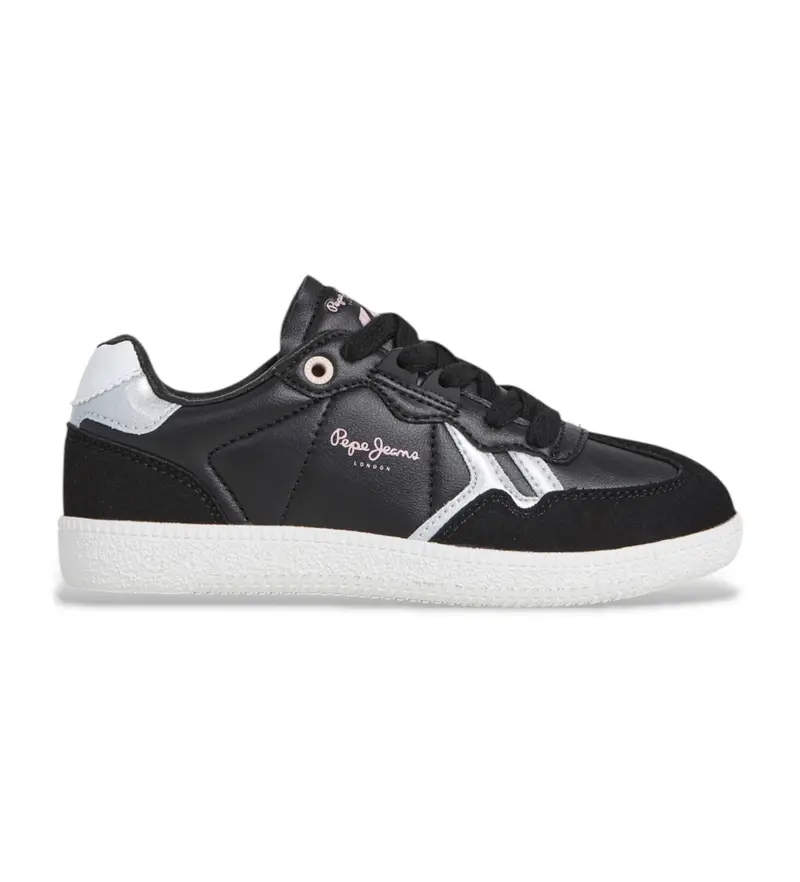 Pepe Jeans per ragazza PGS000002 Sneakers nere Ball Night, Nero, Basso, Stringhe, Casual, moda per bambini
