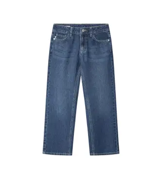 Pepe Jeans per ragazza PG20000024A9 Jeans straight fit hw Robyne blu (10Años= 140cm), Casual, Cotone, Denim, moda per bambini Blu medio