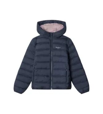 Pepe Jeans per ragazza PG4000006 Giacca Dahlia blu marino (8años= 128cm), Casual, Poliestere, Navy, moda per bambini