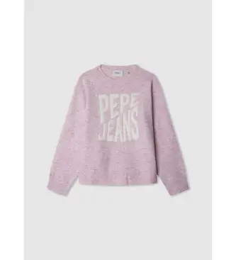 Pepe Jeans per ragazza PG7000013 Maglia rosa di Becky (12 Años), Classico, Poliestere, Manica lunga, moda per bambini