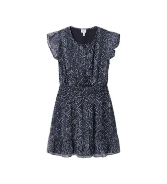 per ragazza PG9500014 Abito blu navy Imabel (16años= 176cm), Casual, Poliestere, Manica corta, moda per bambini