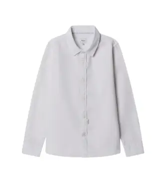 Pepe Jeans per ragazzo PB3000070 Camicia bianca di Daniel (6Años= 104cm), Bianco, Casual, Cotone, Classico, Manica lunga, moda per bambini