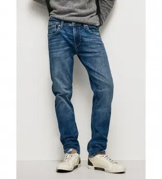 per uomo PM206322HN0 Jeans con tratteggio blu (34/32), Casual, Cotone, Denim, Sostenibile