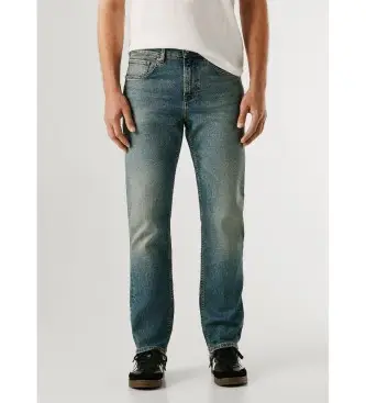 Pepe Jeans per uomo PM20839584VD Jeans Straight Cash blu (32/34), Casual, Cotone, Denim