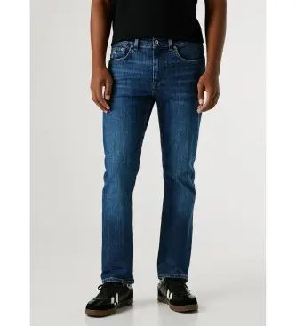 Pepe Jeans per uomo PM2084099 Jeans Blue Hatch (36/32), Casual, Cotone, Denim Blu
